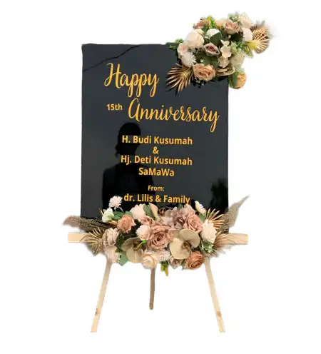 Papan Bunga Akrilik Buntu